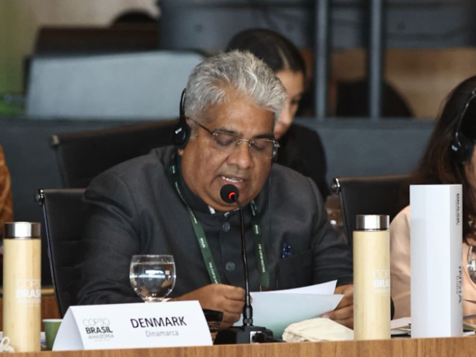 Union Minister Bhupender Yadav addresses the Pre-CoP30 Ministerial Roundtable in Brasilia (Photo/PIB) Union Minister Bhupender Yadav addresses the Pre-CoP30 Ministerial Roundtable in Brasilia (Photo/PIB)