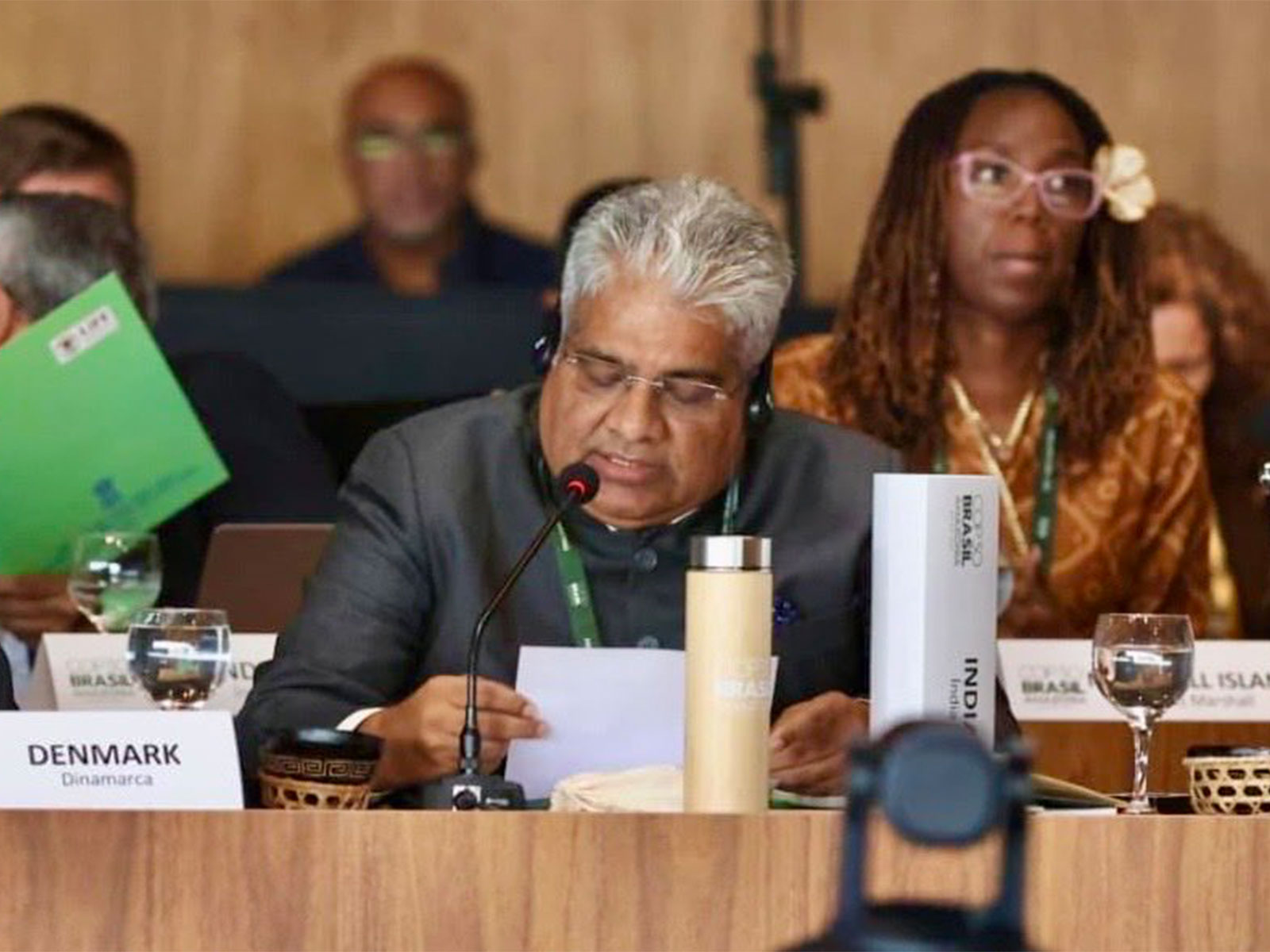 Union Minister Bhupender Yadav participating in Pre-COP 30 ministerial roundtable (Photo/ X@byadavbjp) Union Minister Bhupender Yadav participating in Pre-COP 30 ministerial roundtable (Photo/ X@byadavbjp)