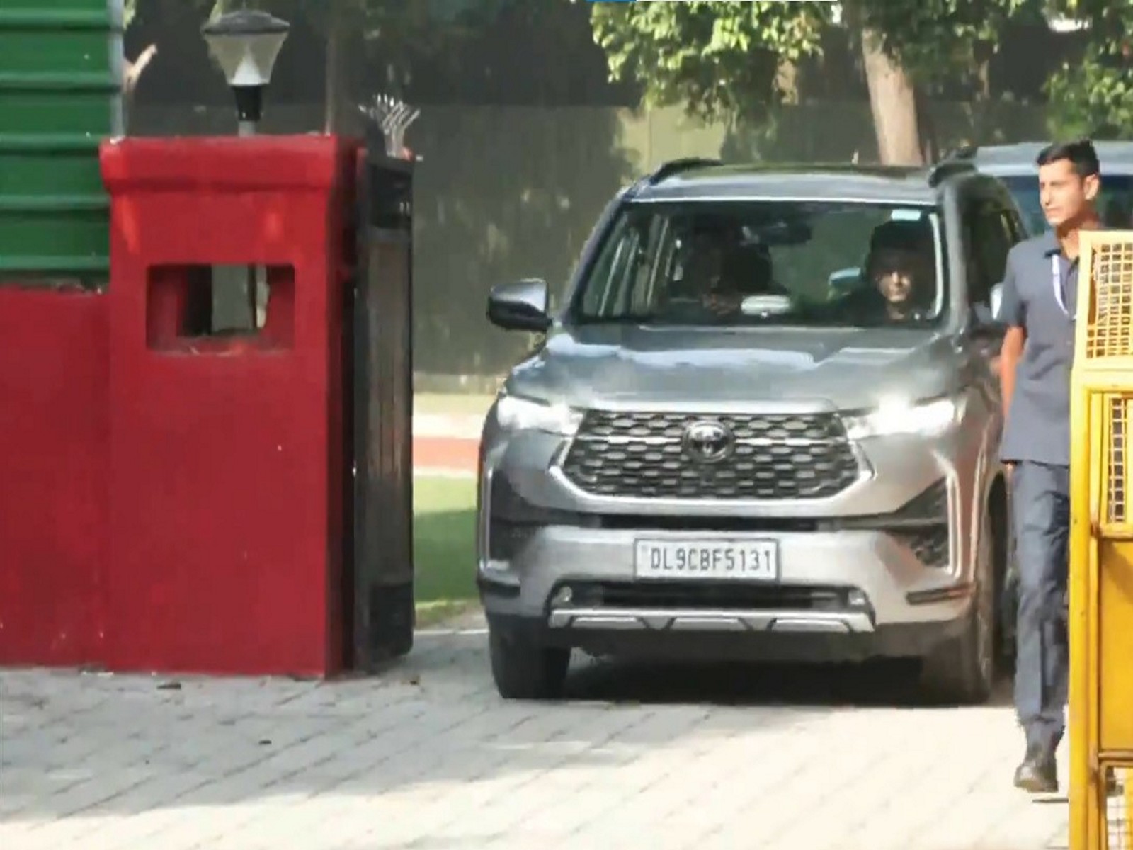 Rahul Gandhi leaves his residence in Delhi to meet the family of IPS officer Y Puran Kumar. Rahul Gandhi leaves his residence in Delhi to meet the family of IPS officer Y Puran Kumar.
