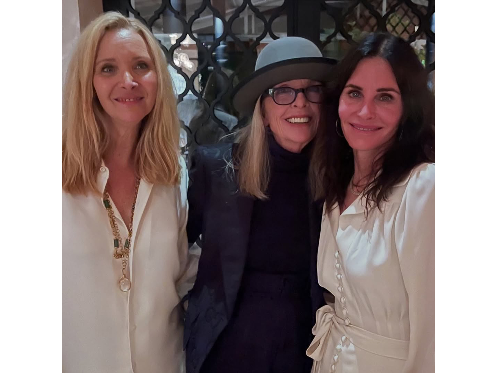 Courteney Cox with late star Diane Keaton (Image source: Courteney's Instagram) Courteney Cox with late star Diane Keaton (Image source: Courteney's Instagram)