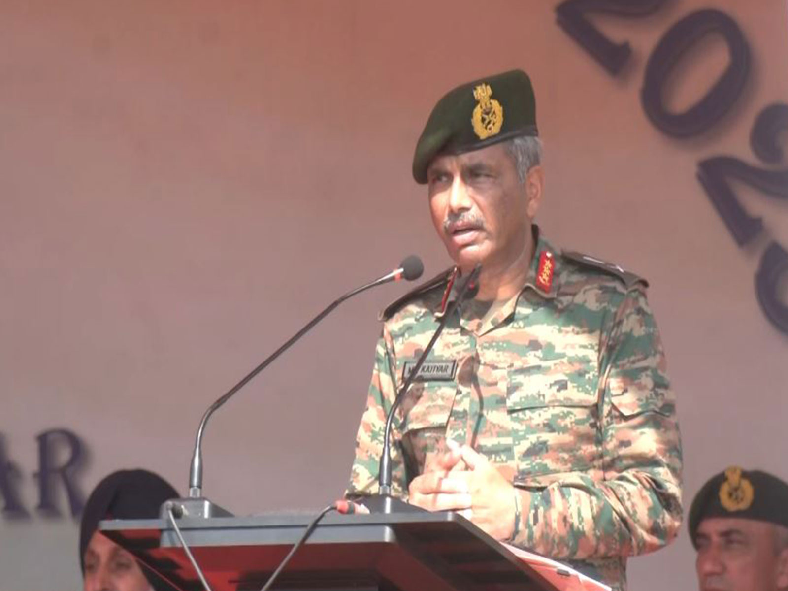 GOC-in-C of Western Command Lt Gen Manoj Katiyar (Photo/ANI) GOC-in-C of Western Command Lt Gen Manoj Katiyar (Photo/ANI)