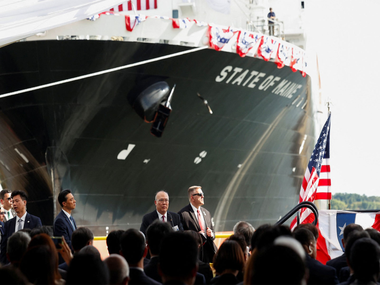 The Hanwha Philly Shipyard in Philadelphia, Pennsylvania, US in August 2025 (File Photo/Reuters) The Hanwha Philly Shipyard in Philadelphia, Pennsylvania, US in August 2025 (File Photo/Reuters)