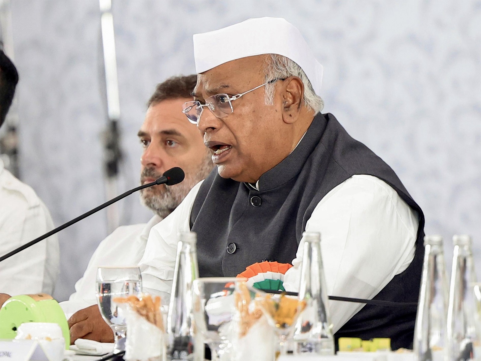 Congress President Mallikarjun Kharge Congress President Mallikarjun Kharge (File photo/ANI) Congress President Mallikarjun Kharge Congress President Mallikarjun Kharge (File photo/ANI)
