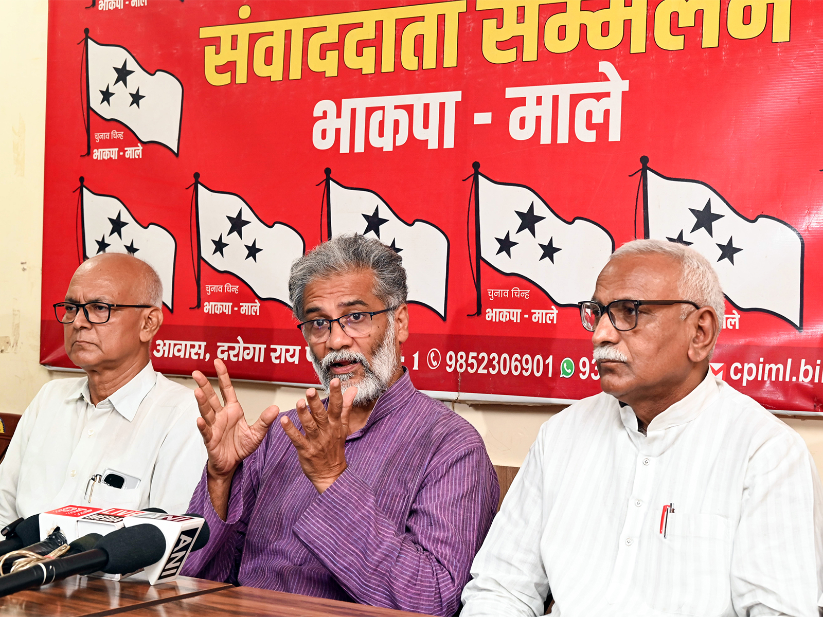 CPI (ML) general secretary Dipankar Bhattacharya during a press conference (Photo: ANI) CPI (ML) general secretary Dipankar Bhattacharya during a press conference (Photo: ANI)
