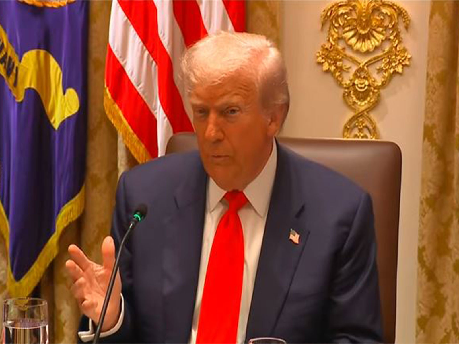 US President Donald Trump speaks at the White House, announcing plans to close Democrat-backed programs amid the ongoing government shutdown. (Image Source: The White House/YouTube) US President Donald Trump speaks at the White House, announcing plans to close Democrat-backed programs amid the ongoing government shutdown. (Image Source: The White House/YouTube)