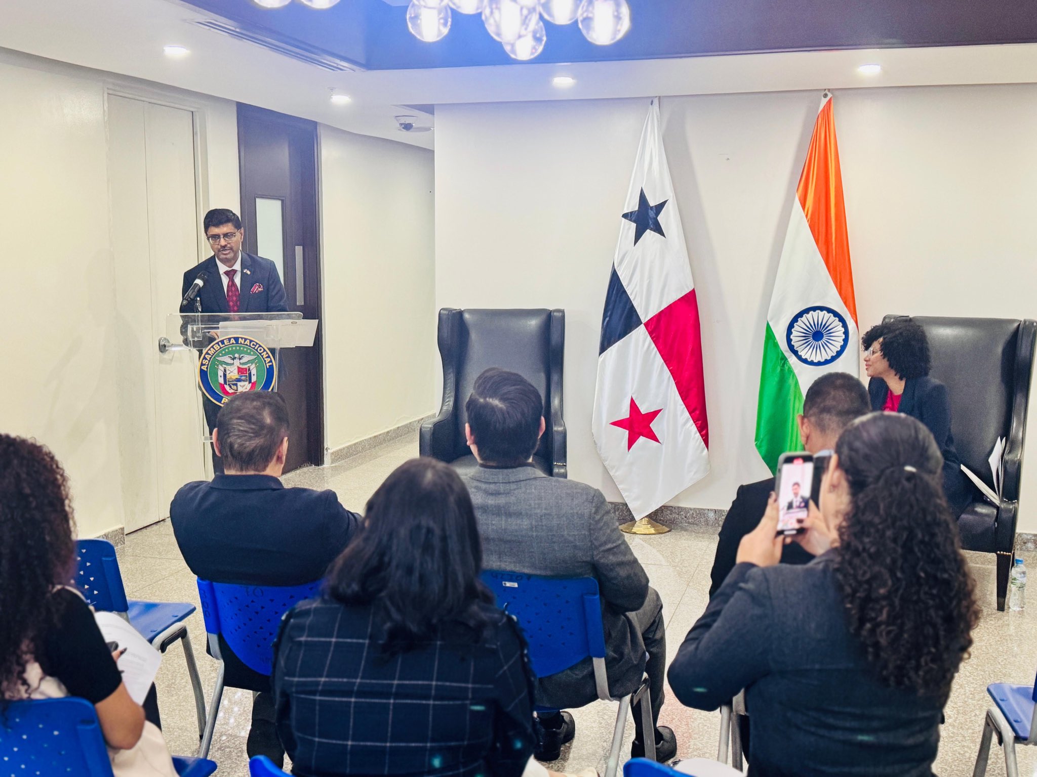 Establishment of 20 Member Inter-Parliamentary Friendship Group (Photo/ X@IndiainPanama) Establishment of 20 Member Inter-Parliamentary Friendship Group (Photo/ X@IndiainPanama)