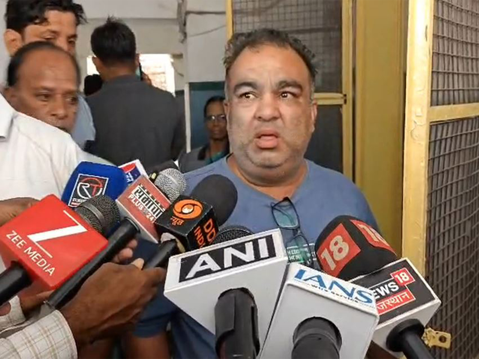 Nitesh Chauhan, who lost his elder brother in Jaisalmer bus fire (Photo/ANI) Nitesh Chauhan, who lost his elder brother in Jaisalmer bus fire (Photo/ANI)