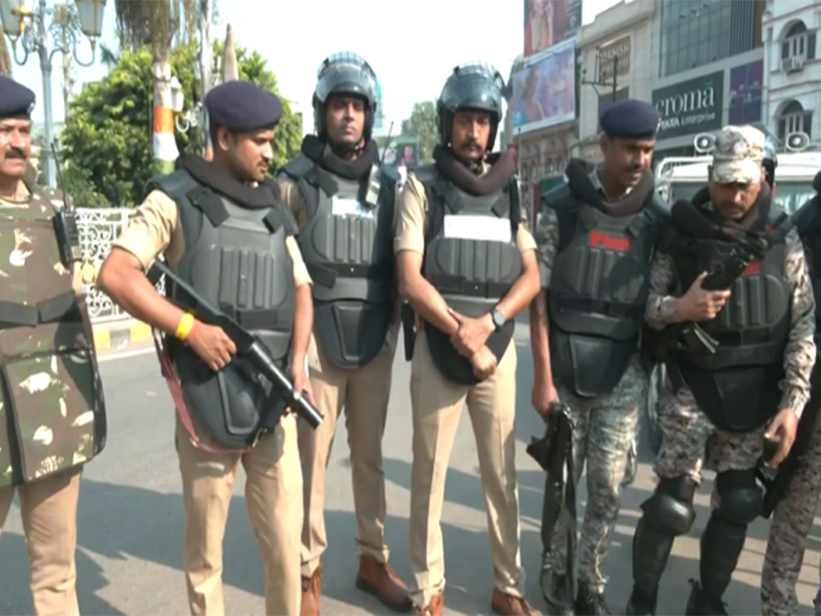 Security tightened in Gwalior (Photo/ANI) Security tightened in Gwalior (Photo/ANI)