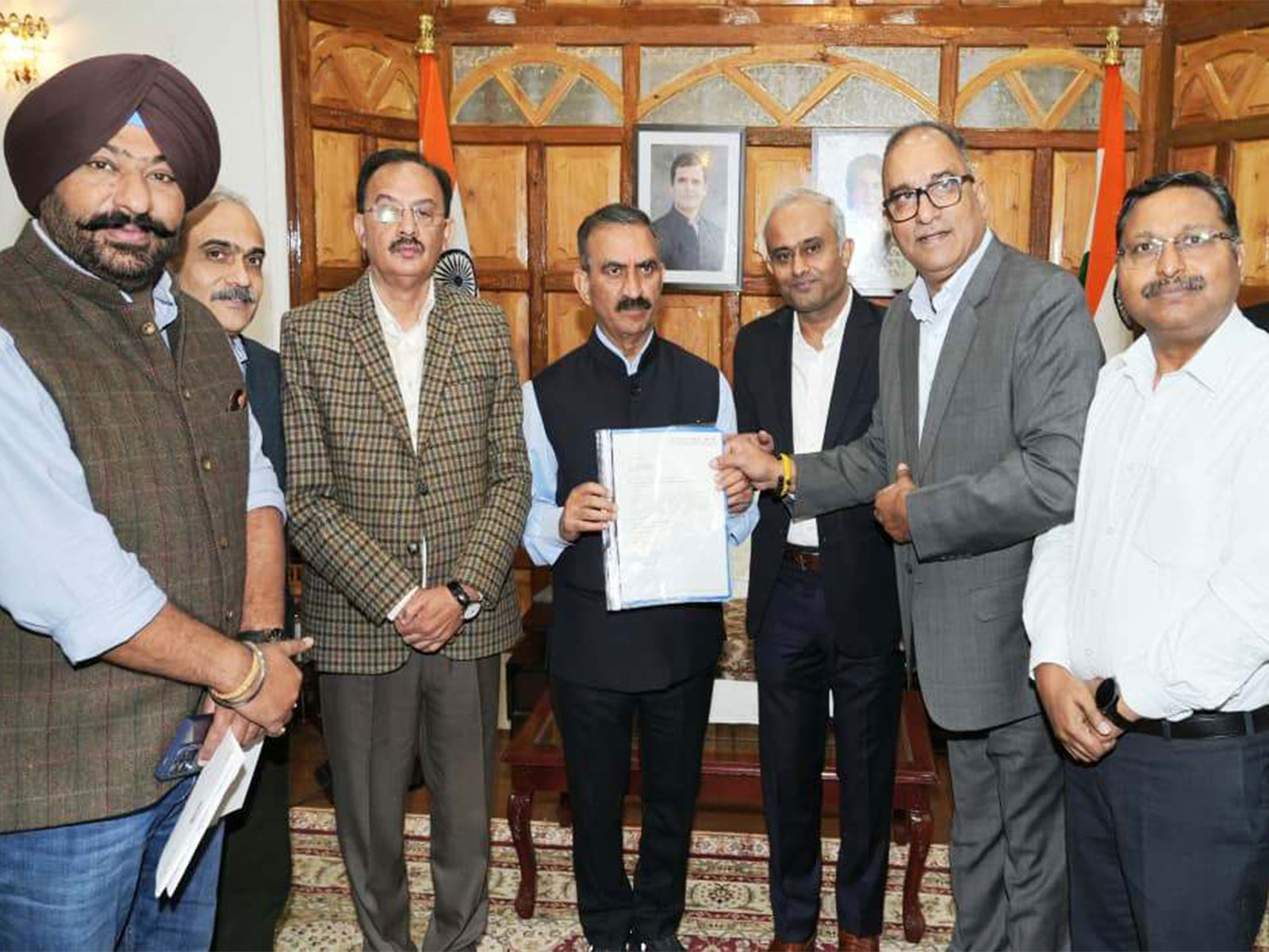 TVS Motors contributes Rs one crore towards Chief Minister Relief Fund (Photo/ANI) TVS Motors contributes Rs one crore towards Chief Minister Relief Fund (Photo/ANI)