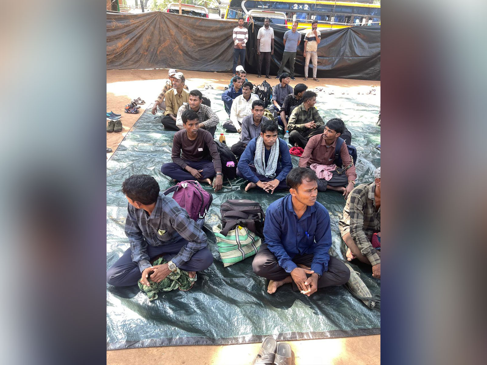 Visual of surrendered CPI (Maoist) cadres (Photo: Security Forces) Visual of surrendered CPI (Maoist) cadres (Photo: Security Forces)