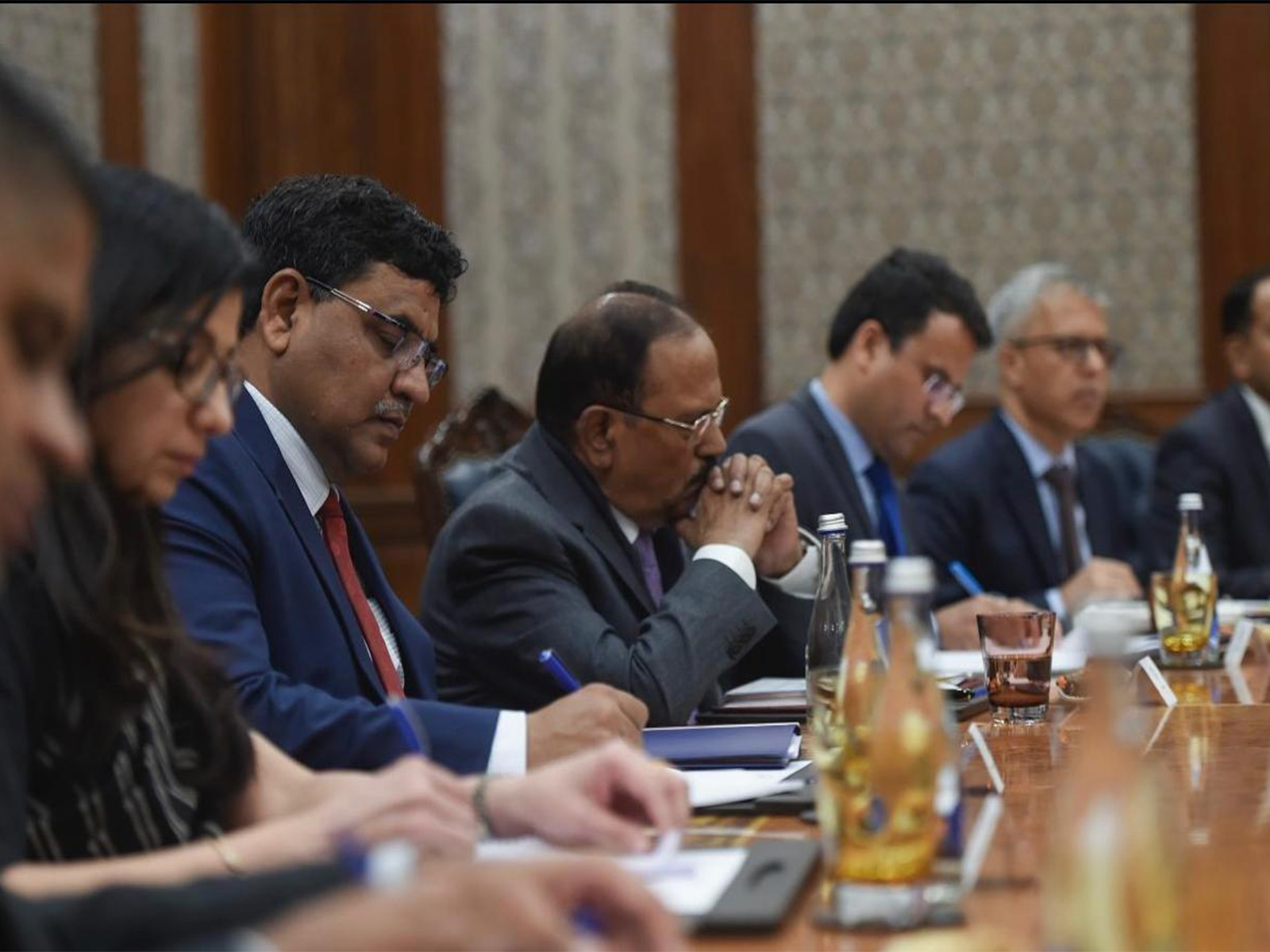 NSA Ajit Doval meets Secretary of the Security Council of the Kyrgyz Republic (Photo:X/@IndiaInKyrgyz) NSA Ajit Doval meets Secretary of the Security Council of the Kyrgyz Republic (Photo:X/@IndiaInKyrgyz)