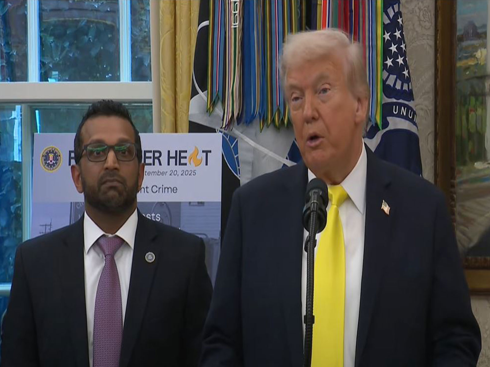 US President Donald Trump addresses a joint press conference at the Oval Office (Image Source: The White House/YouTube) US President Donald Trump addresses a joint press conference at the Oval Office (Image Source: The White House/YouTube)