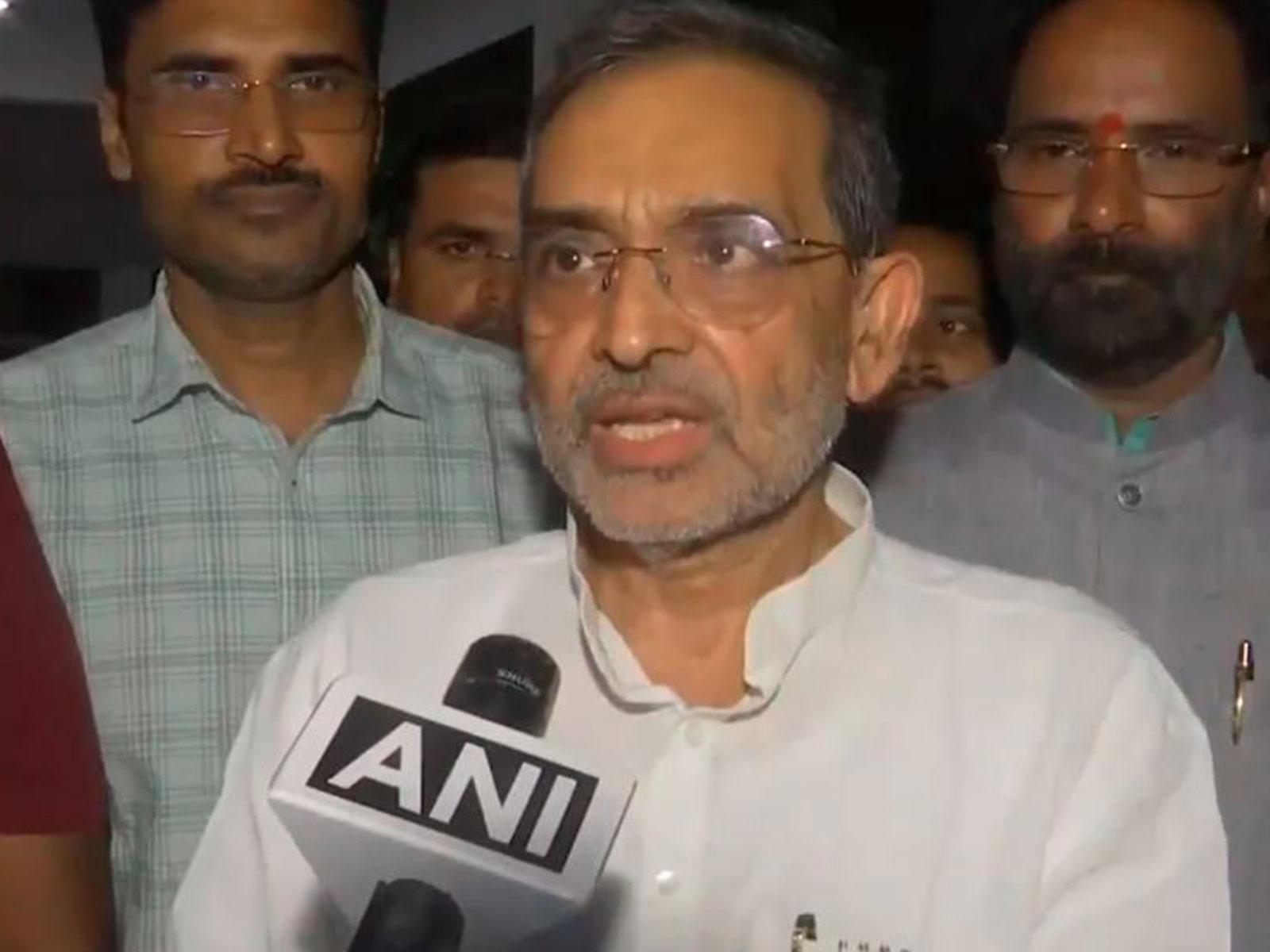 Rashtriya Lok Morcha chief and Rajya Sabha MP Upendra Kushwaha (Photo/ANI) Rashtriya Lok Morcha chief and Rajya Sabha MP Upendra Kushwaha (Photo/ANI)