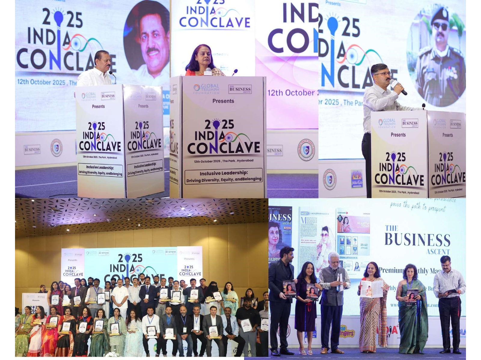 Hyderabad witnessed business leaders, educators, and women entrepreneurs at one stage at the much-anticipated India Conclave 2025 Hyderabad witnessed business leaders, educators, and women entrepreneurs at one stage at the much-anticipated India Conclave 2025