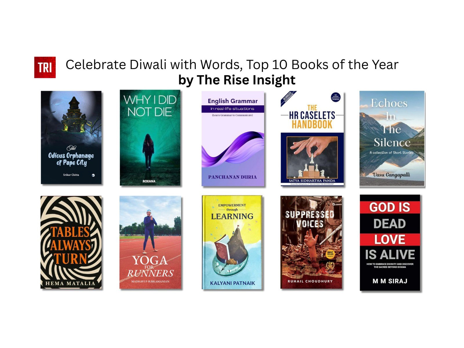 Celebrate Diwali with Words, Top 10 Books of the Year by The Rise Insight Celebrate Diwali with Words, Top 10 Books of the Year by The Rise Insight