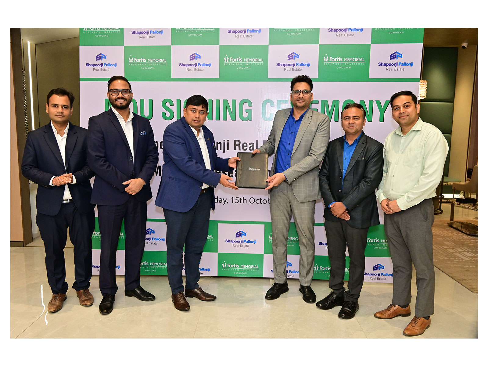 Shapoorji Pallonji Real Estate signs MoU with Fortis Memorial Research Institute Shapoorji Pallonji Real Estate signs MoU with Fortis Memorial Research Institute