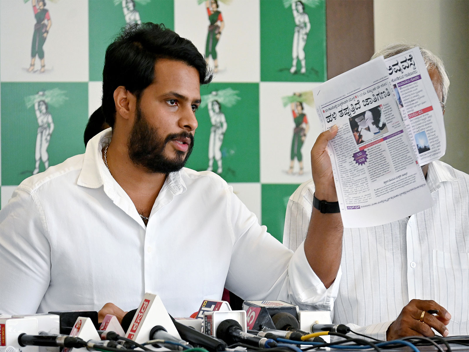 Nikhil Kumaraswamy, JD(S) Karnataka youth wing president (Photo/ANI) Nikhil Kumaraswamy, JD(S) Karnataka youth wing president (Photo/ANI)