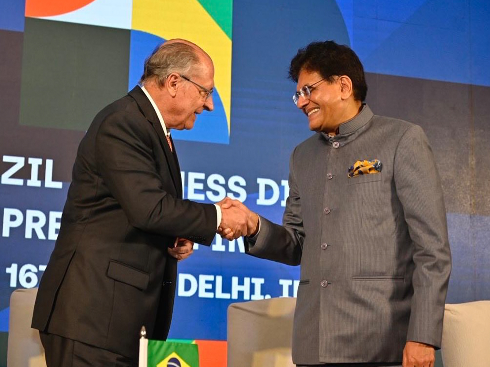 Brazil’s VP Geraldo Alckmin and Union Minister of Commerce and Industry, Piyush Goyal (Photo/Photo/PiyushGoyal) Brazil’s VP Geraldo Alckmin and Union Minister of Commerce and Industry, Piyush Goyal (Photo/Photo/PiyushGoyal)