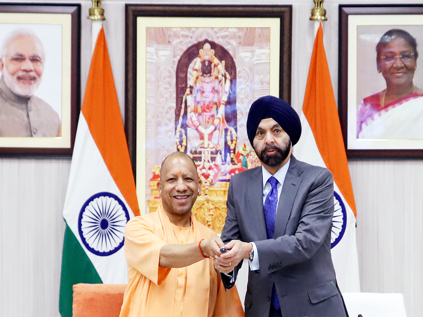 Chief Minister of UP, Yogi Adityanath and World Bank Group President Ajay Banga (File Photo/ANI) Chief Minister of UP, Yogi Adityanath and World Bank Group President Ajay Banga (File Photo/ANI)