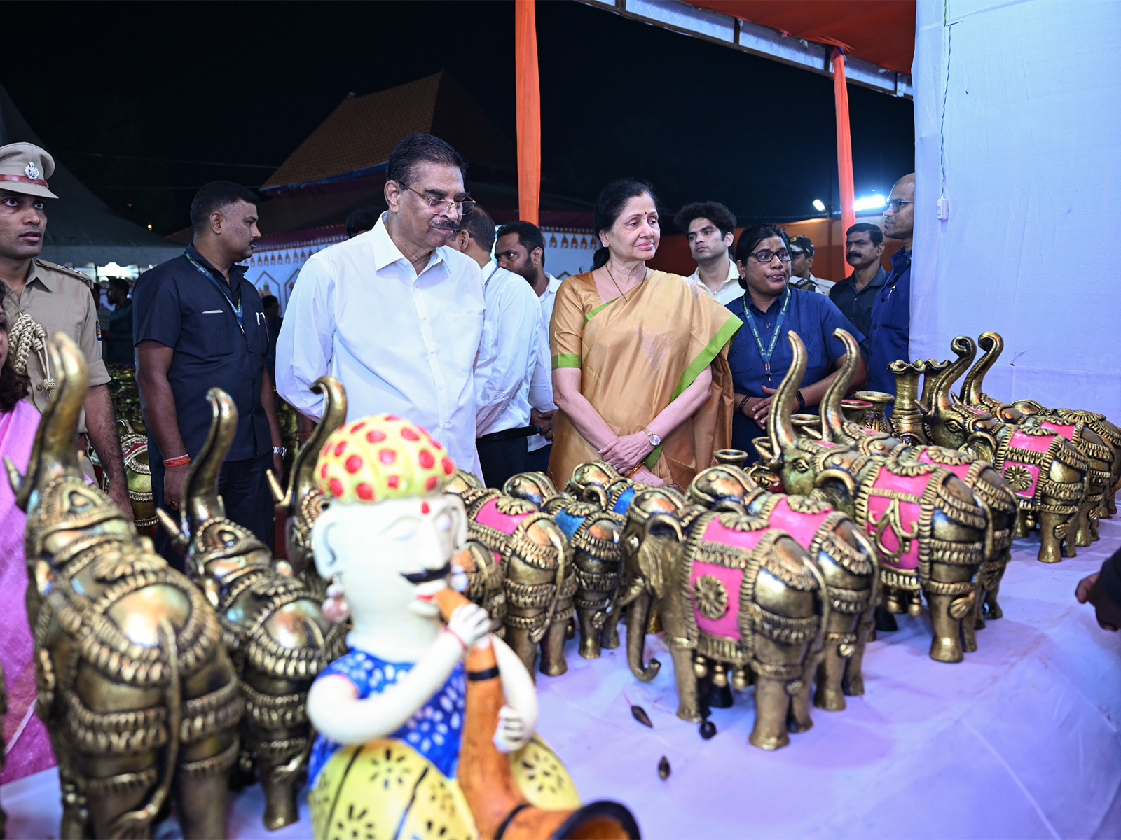 Odisha Governor Hari Babu Kambhampati, along with First Lady Jayashree Kambhampati, visits Adivasi Mahotsav. (Photo/GovernorOffice) Odisha Governor Hari Babu Kambhampati, along with First Lady Jayashree Kambhampati, visits Adivasi Mahotsav. (Photo/GovernorOffice)