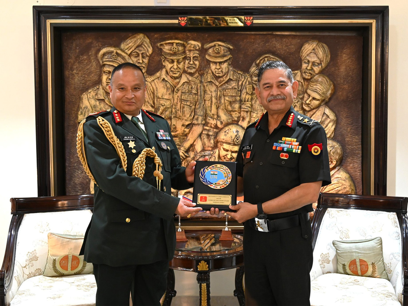 COAS General Upendra Dwivedi and Nepal Army’s Lieutenant General Pradeep Jung, ACOAS (Photo/ X@adgpi) COAS General Upendra Dwivedi and Nepal Army’s Lieutenant General Pradeep Jung, ACOAS (Photo/ X@adgpi)
