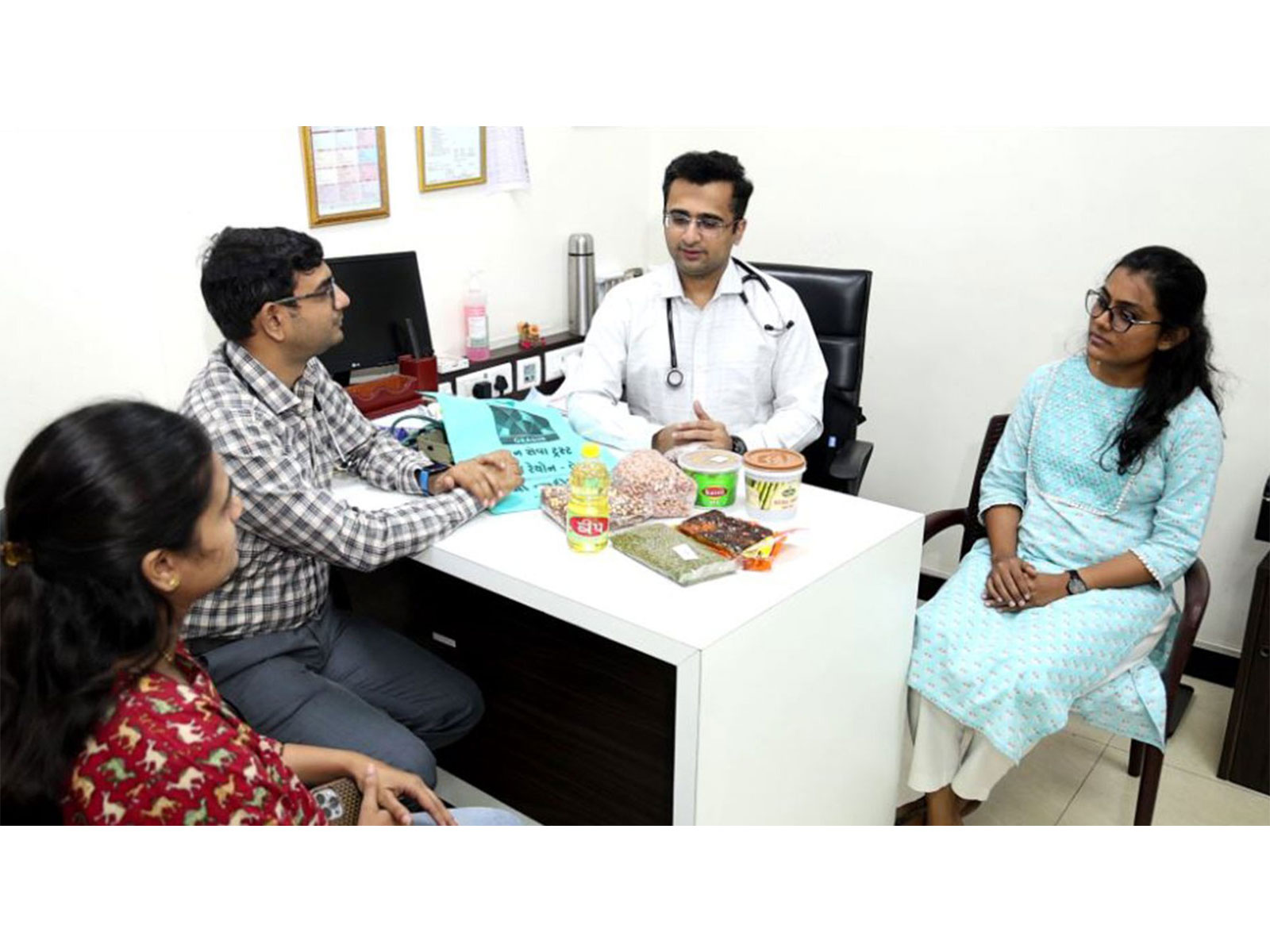 A doctor at Aditya Birla Hospital, Gujarat (Photo/ANI) A doctor at Aditya Birla Hospital, Gujarat (Photo/ANI)