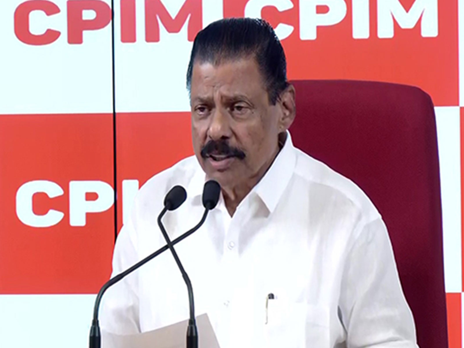 CPI(M) Kerala Secretary MV Govindan (File photo/ANI) CPI(M) Kerala Secretary MV Govindan (File photo/ANI)