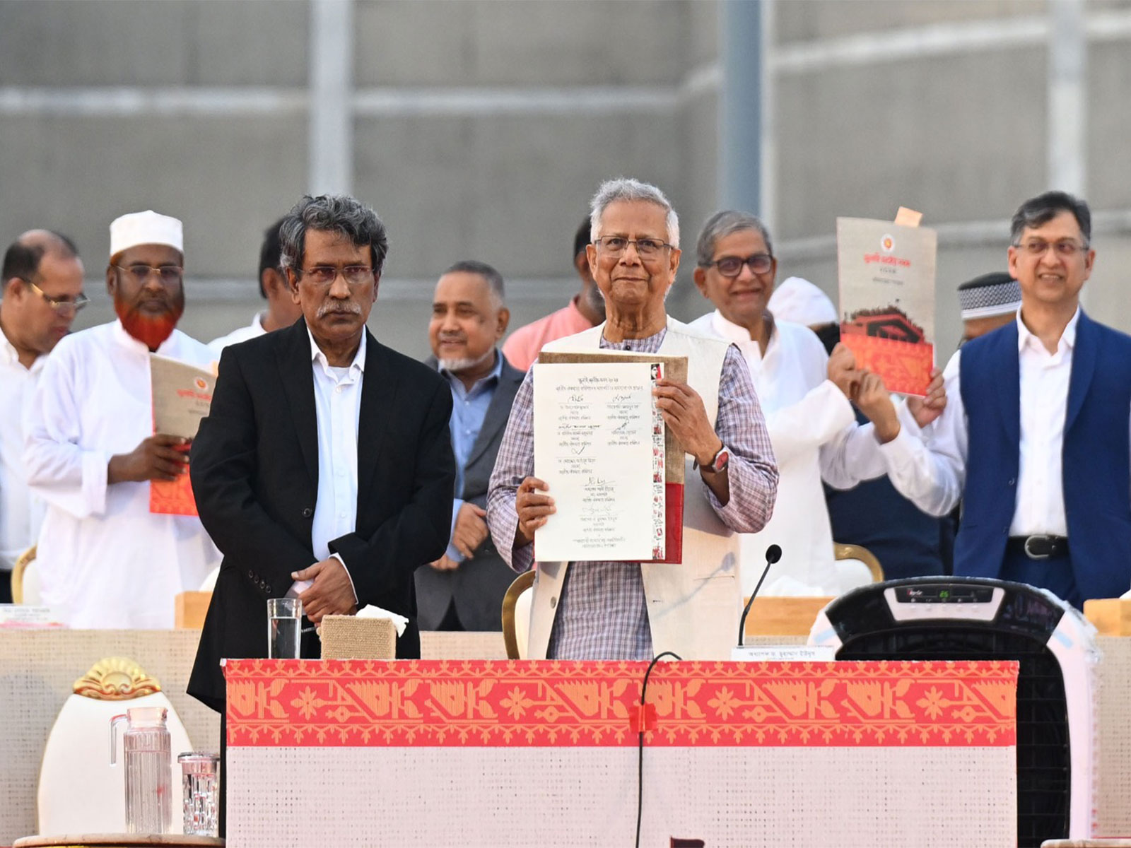 Bangladesh political parties sign post uprising reform (Photo:Chief Adviser’s Press Wing ) Bangladesh political parties sign post uprising reform (Photo:Chief Adviser’s Press Wing )