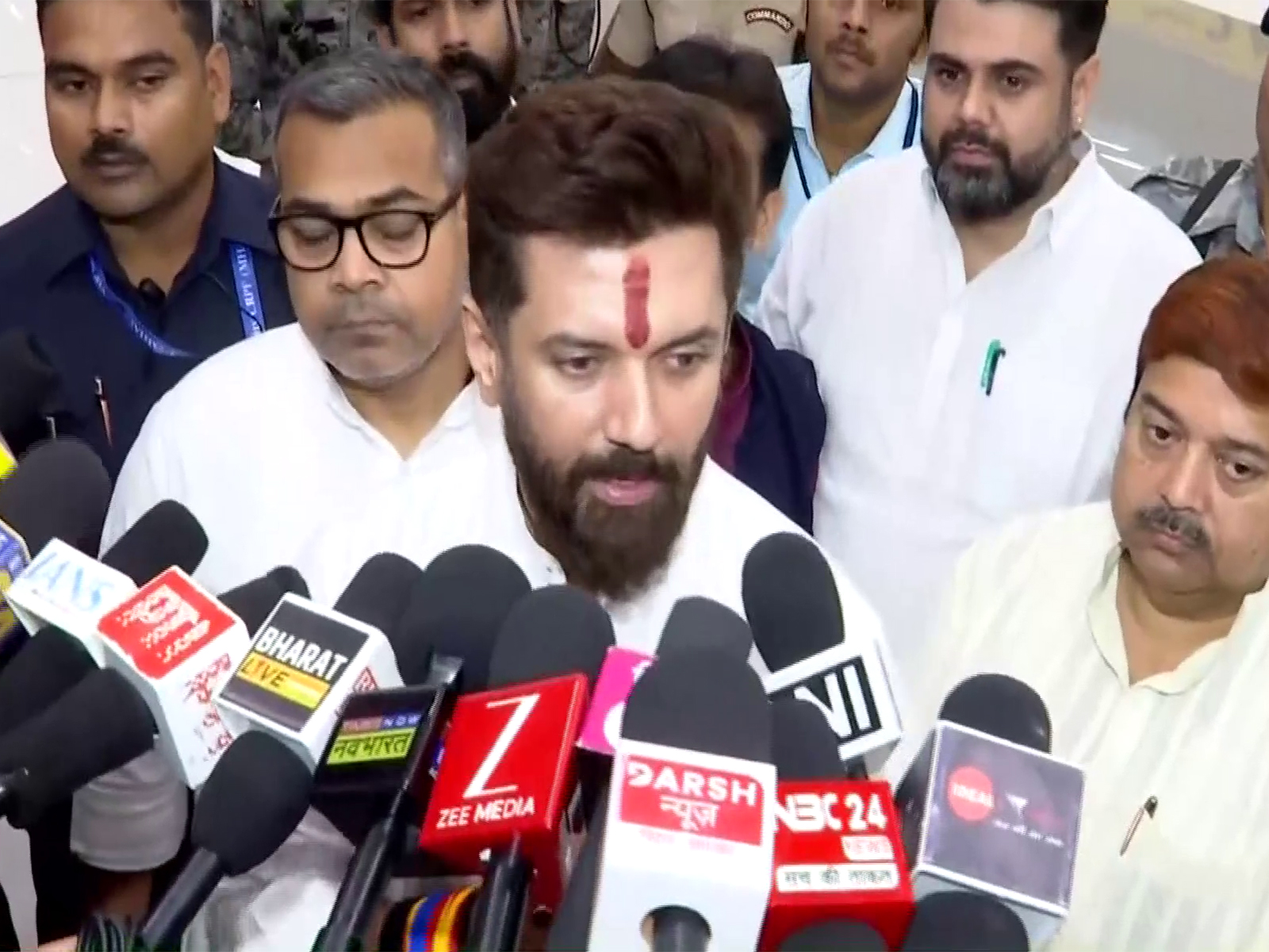 Union Minister and Lok Janshakti Party (Ram Vilas) chief Chirag Paswan (Photo/ANI) Union Minister and Lok Janshakti Party (Ram Vilas) chief Chirag Paswan (Photo/ANI)