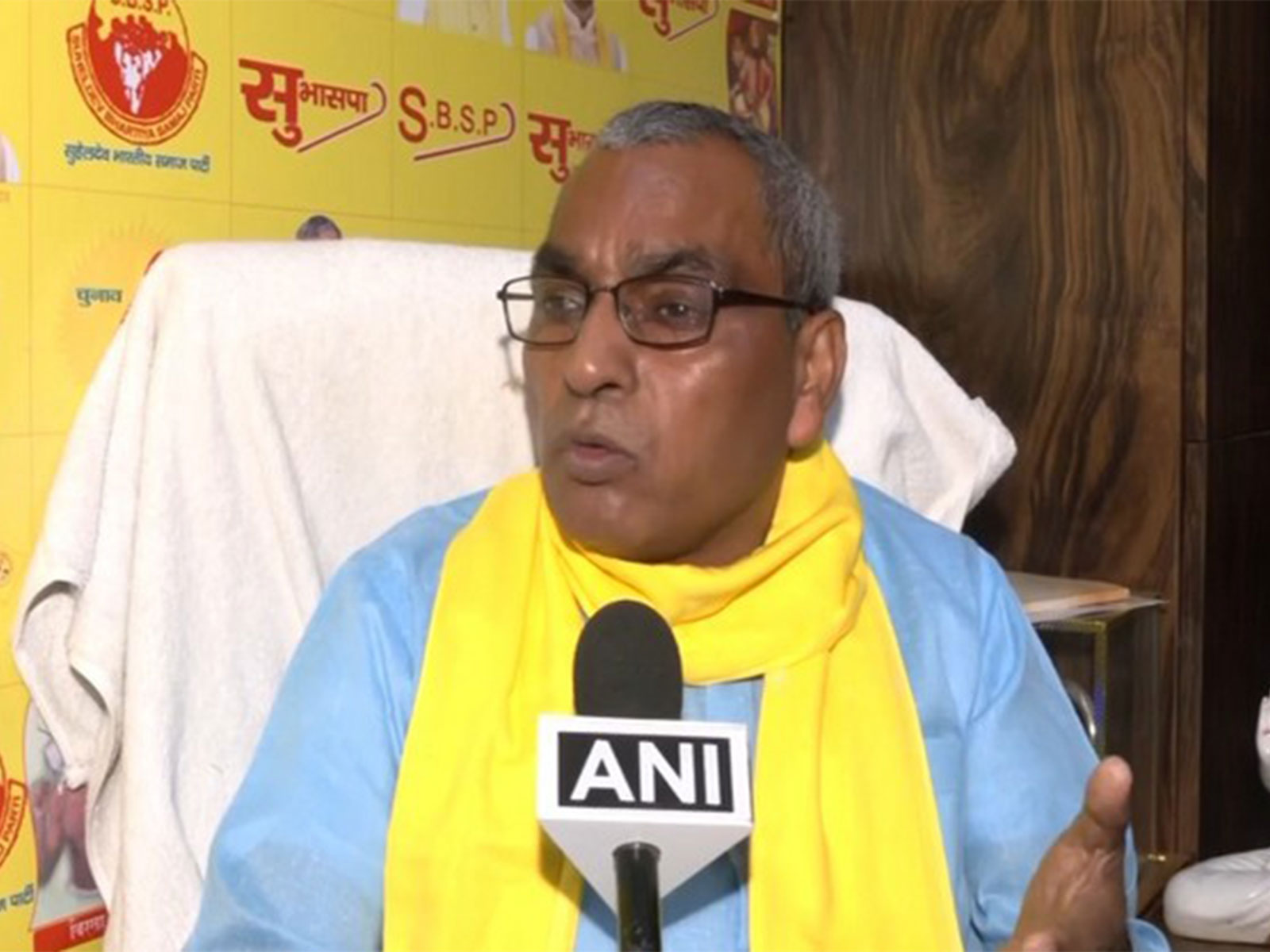 SBSP Chief and Uttar Pradesh cabinet minister Om Prakash Rajbhar (FilePhoto/ANI) SBSP Chief and Uttar Pradesh cabinet minister Om Prakash Rajbhar (FilePhoto/ANI)