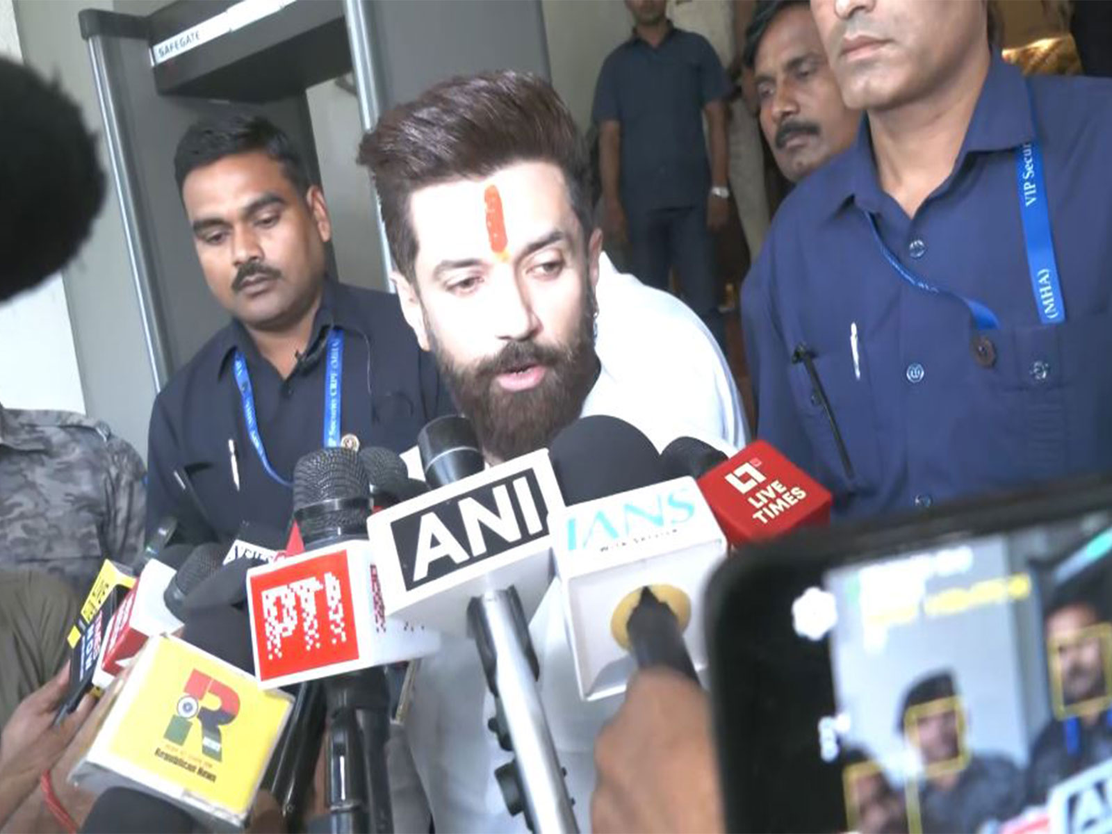 Union Minister and Lok Janshakti Party (Ram Vilas) chief Chirag Paswan (Photo/ANI) Union Minister and Lok Janshakti Party (Ram Vilas) chief Chirag Paswan (Photo/ANI)