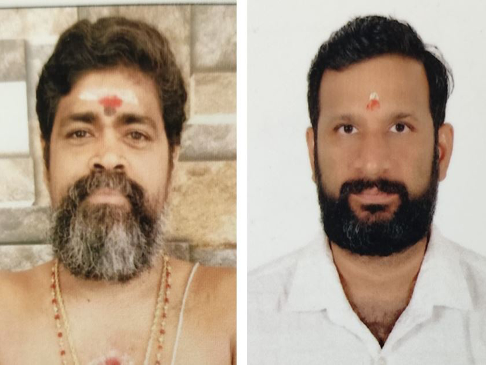 Manu Namboothiri M.G. and Prasad E.D. appointed as new Melsanthis for Sabarimala and Malikappuram temples(Photo/Travancore Devaswom Board) Manu Namboothiri M.G. and Prasad E.D. appointed as new Melsanthis for Sabarimala and Malikappuram temples(Photo/Travancore Devaswom Board)