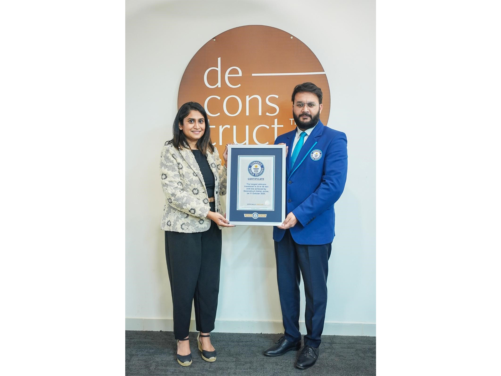 Deconstruct creates GUINNESS WORLD RECORDS title for the ‘The Longest Skincare Livestream’ with Dermatologists Deconstruct creates GUINNESS WORLD RECORDS title for the ‘The Longest Skincare Livestream’ with Dermatologists