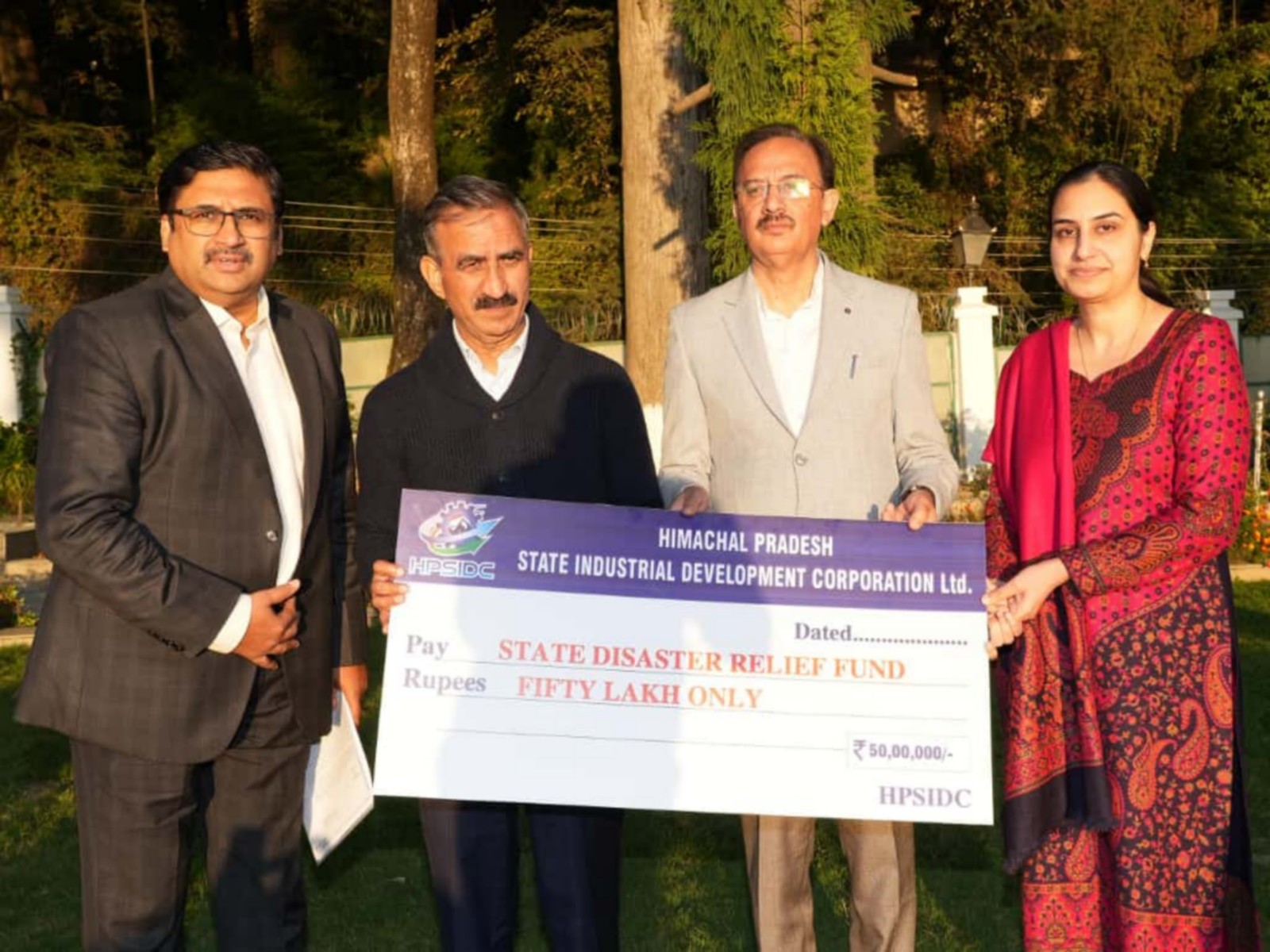 Himachal Pradesh CM Sukhvinder Singh Sukhu with Industries Minister Harshwardhan Chauhan (Photo: CMO) Himachal Pradesh CM Sukhvinder Singh Sukhu with Industries Minister Harshwardhan Chauhan (Photo: CMO)