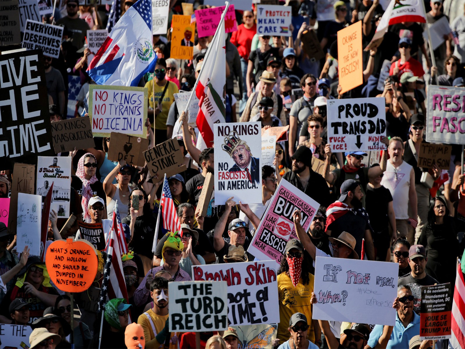 No Kings Protest taking place in the US (Photo/ Reuters) No Kings Protest taking place in the US (Photo/ Reuters)