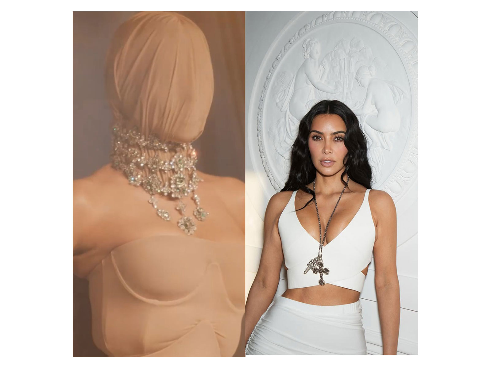Kim Kardashian (Image source: Instagram/ @academymuseum, @kimkardashian) Kim Kardashian (Image source: Instagram/ @academymuseum, @kimkardashian)