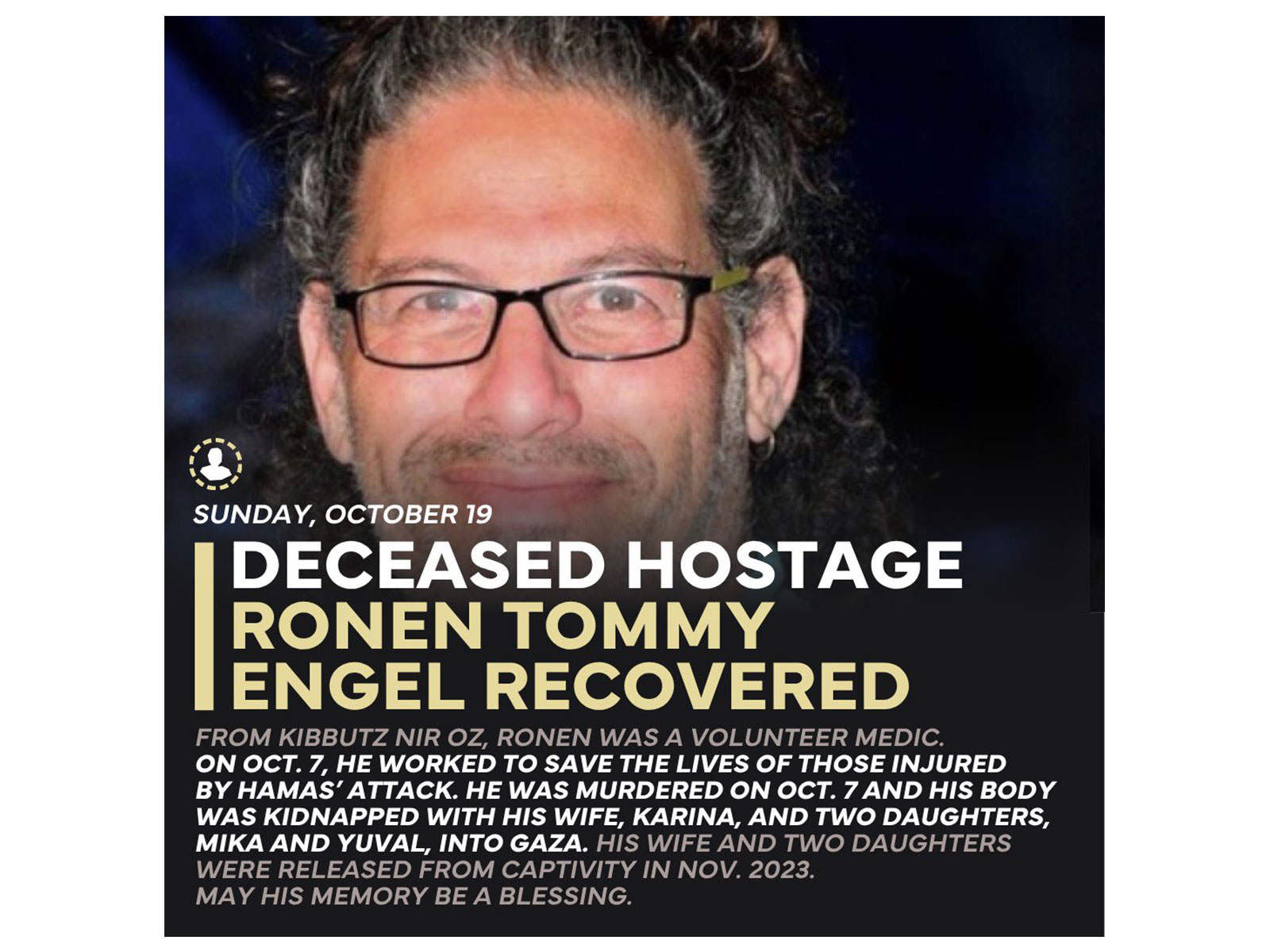 Ronen Tommy Engel (Photo/X@IDF) Ronen Tommy Engel (Photo/X@IDF)