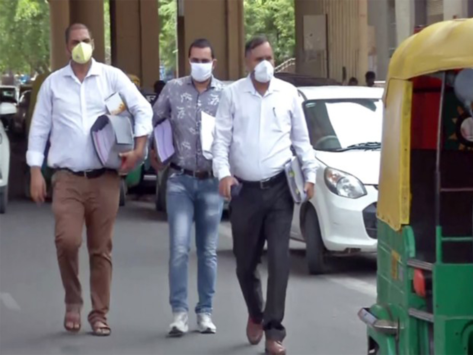 Visuals from outside Karkadooma Court in New Delhi (Photo/ANI) Visuals from outside Karkadooma Court in New Delhi (Photo/ANI)