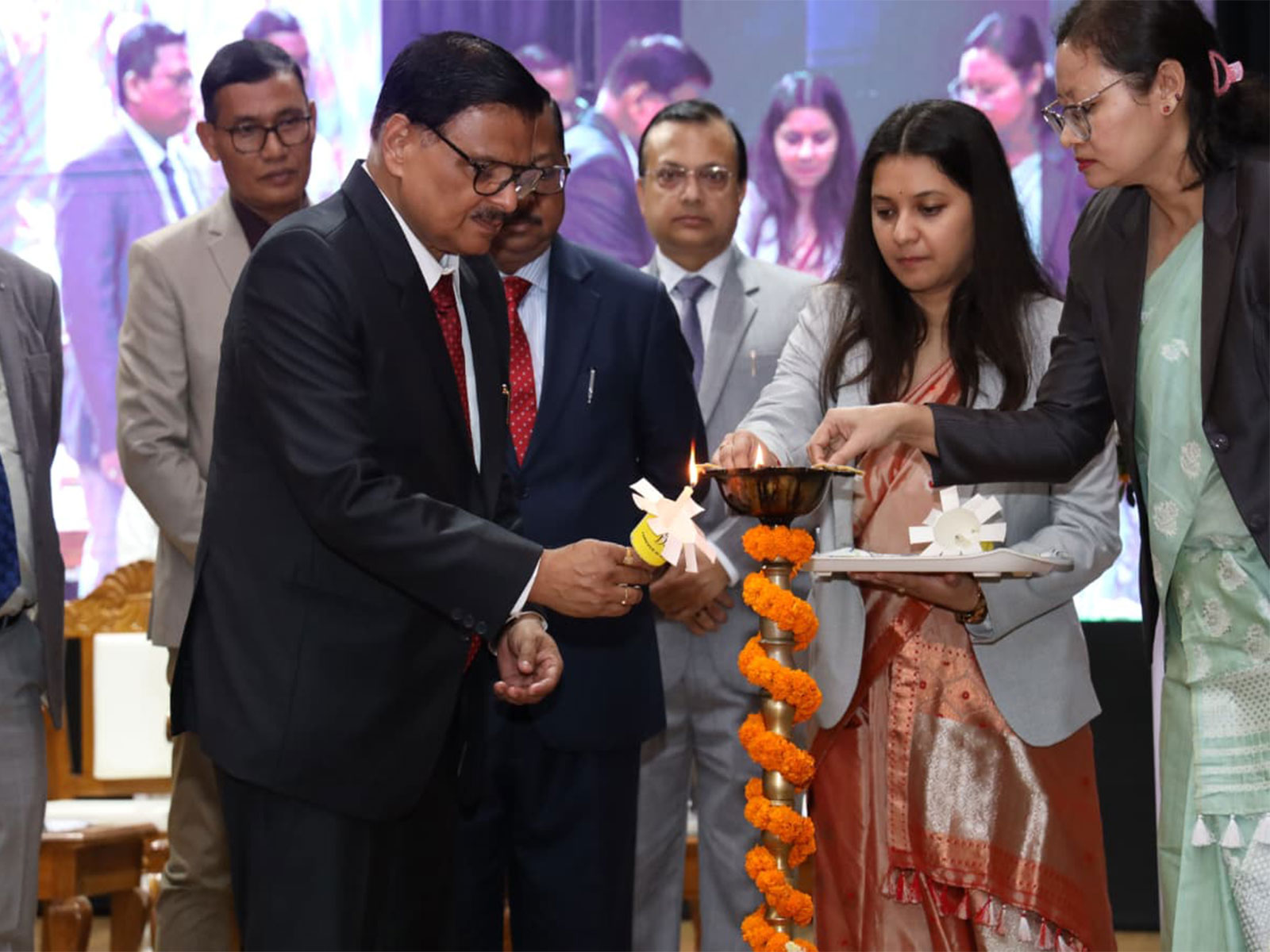 Justice Ujjal Bhuyan at the launch (Photo/Janasanyog Assam) Justice Ujjal Bhuyan at the launch (Photo/Janasanyog Assam)