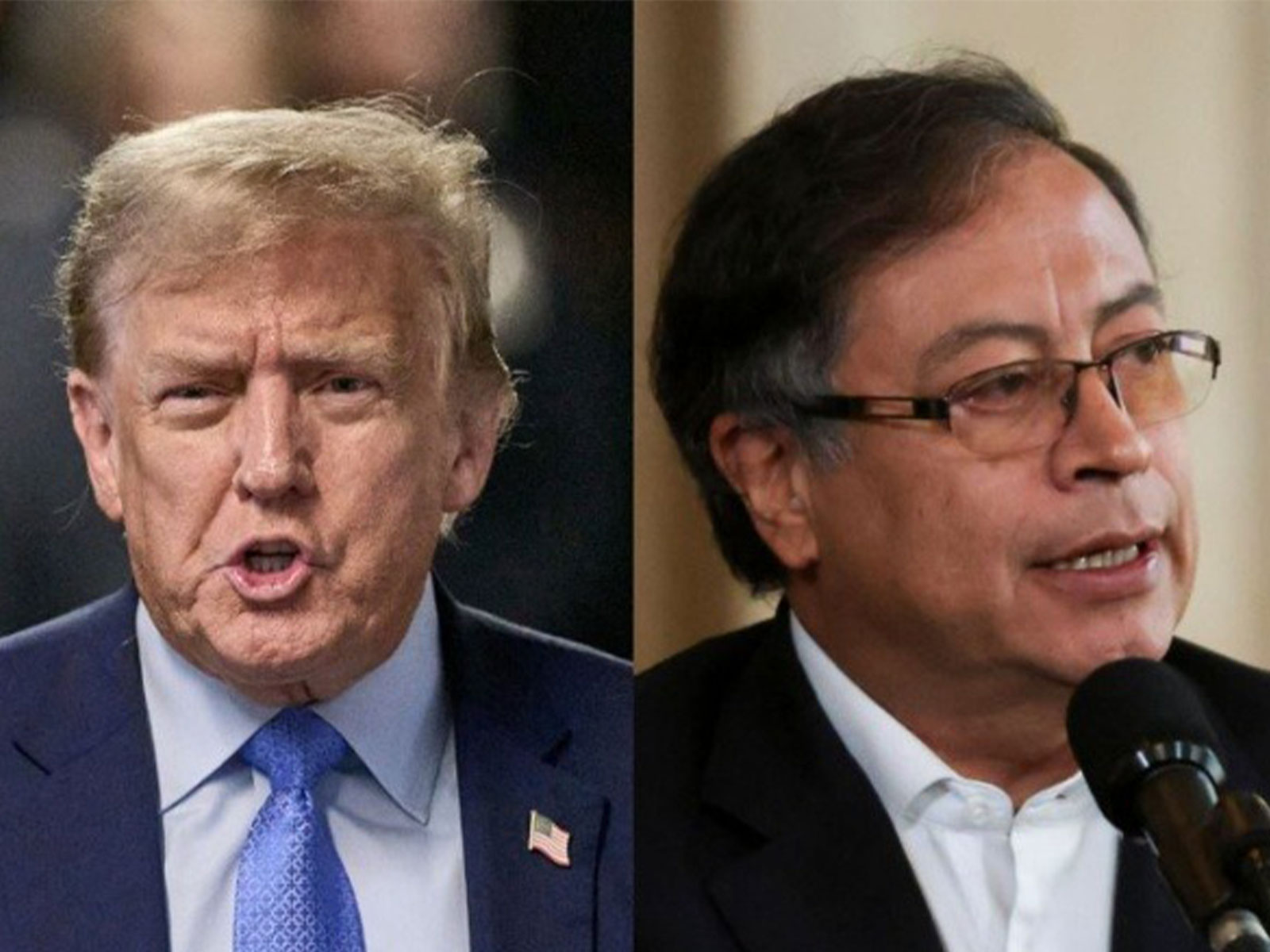 US President Donald Trump (on left), Colombian President Gustavo Petro (Image Credit: Reuters) US President Donald Trump (on left), Colombian President Gustavo Petro (Image Credit: Reuters)