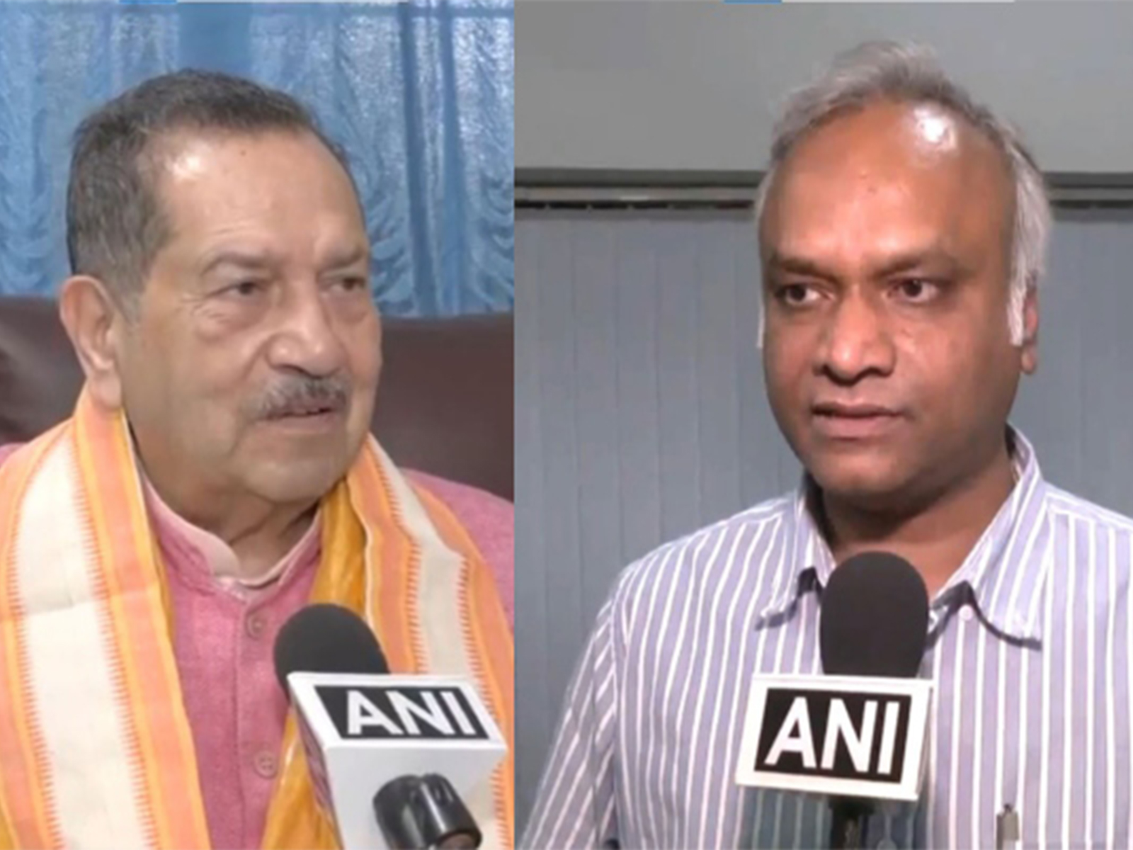RSS leader Indresh Kumar, Congress leader Priyank Kharge (Photo/ANI) RSS leader Indresh Kumar, Congress leader Priyank Kharge (Photo/ANI)