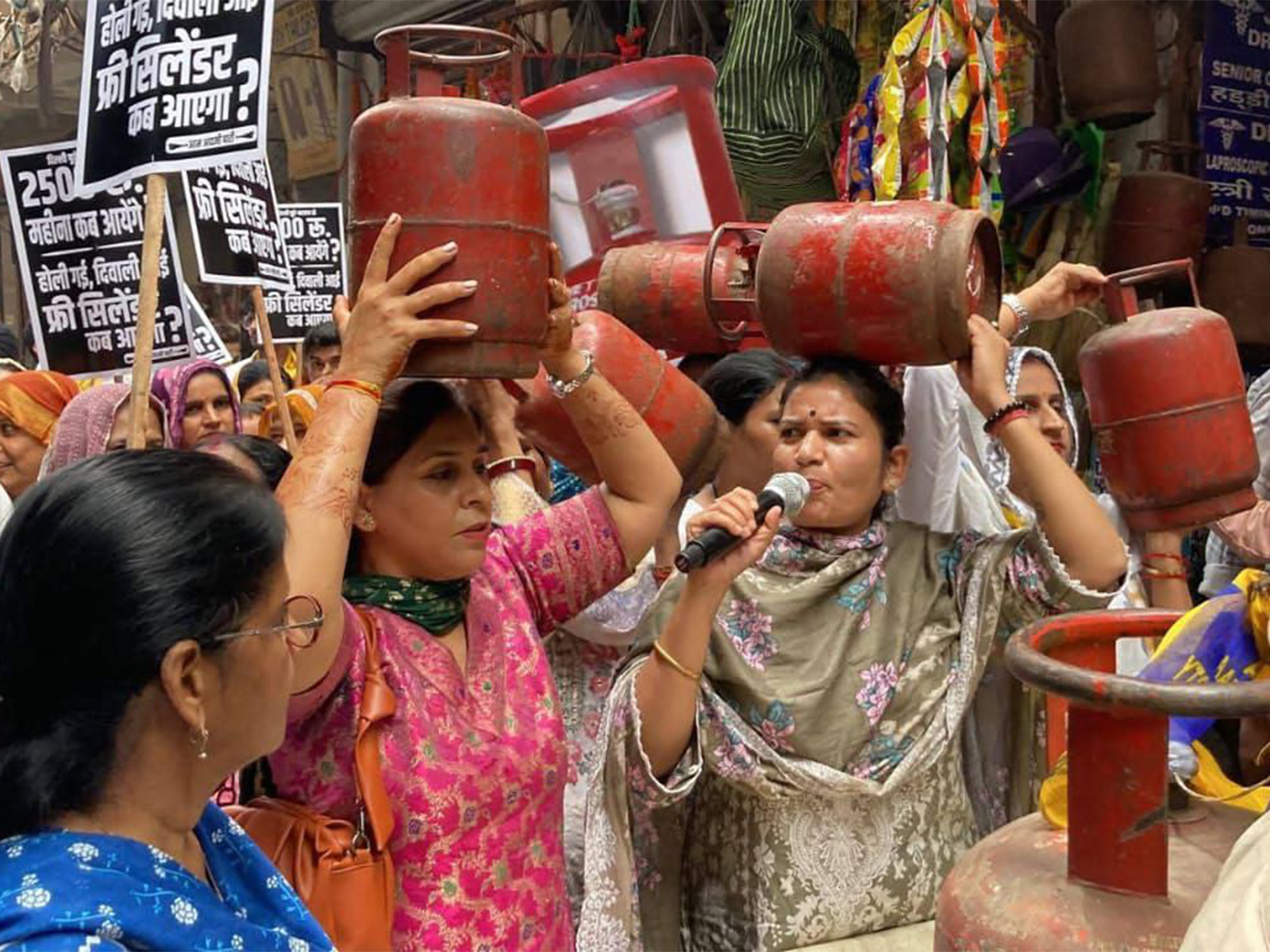 AAP padyatra against BJP in Delhi (Photo/AAP) AAP padyatra against BJP in Delhi (Photo/AAP)