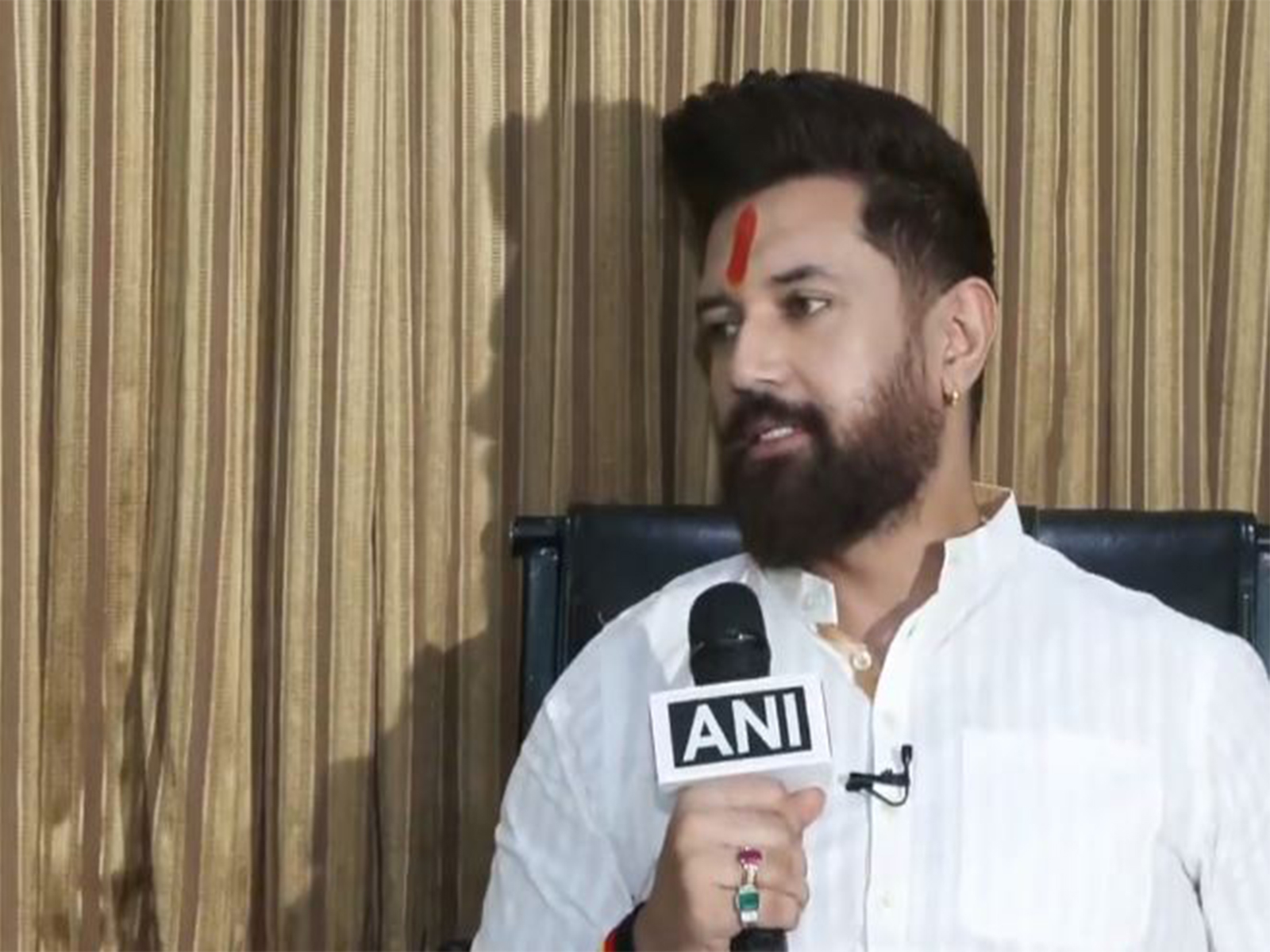 Union Minister and LJP (RV) chief Chirag Paswan (Photo/ANI)