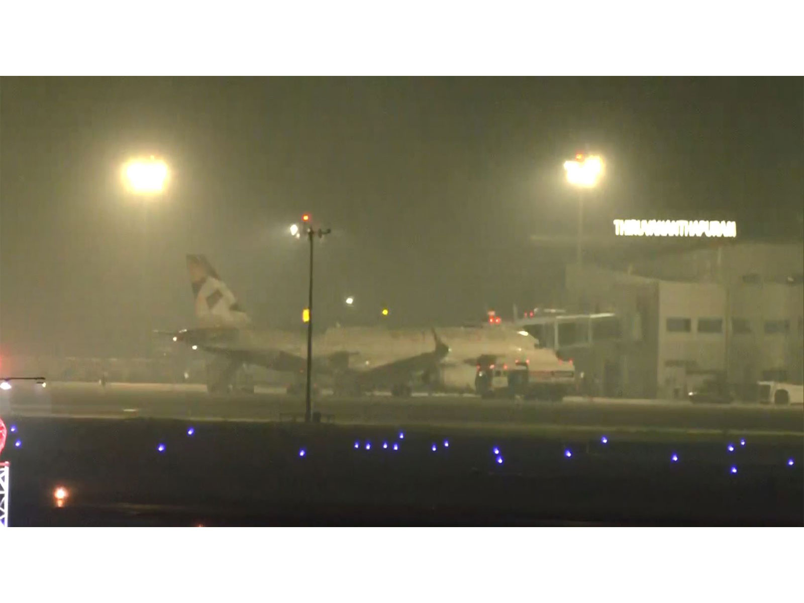 Saudia Airlines flight from Jakarta diverts to Thiruvananthapuram following a passenger medical emergency. (Photo/ANI) Saudia Airlines flight from Jakarta diverts to Thiruvananthapuram following a passenger medical emergency. (Photo/ANI)