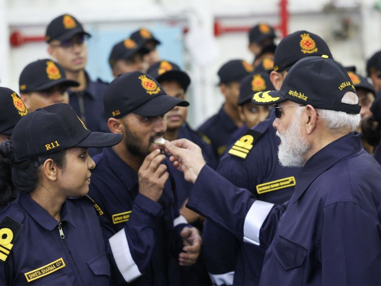 PM Modi celebrates Diwali with Navy personnel onboard INS Vikrant (Photo: x/@narendramodi) PM Modi celebrates Diwali with Navy personnel onboard INS Vikrant (Photo: x/@narendramodi)