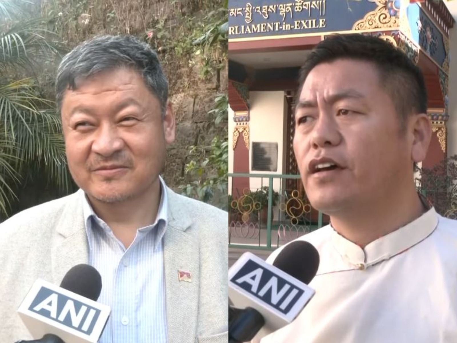 Tenzin Lekshay, spokesperson of Tibetan government in-exile and Dorjee Tsetan, member of Tibetan parliament in-exile (Photo/ANI) Tenzin Lekshay, spokesperson of Tibetan government in-exile and Dorjee Tsetan, member of Tibetan parliament in-exile (Photo/ANI)