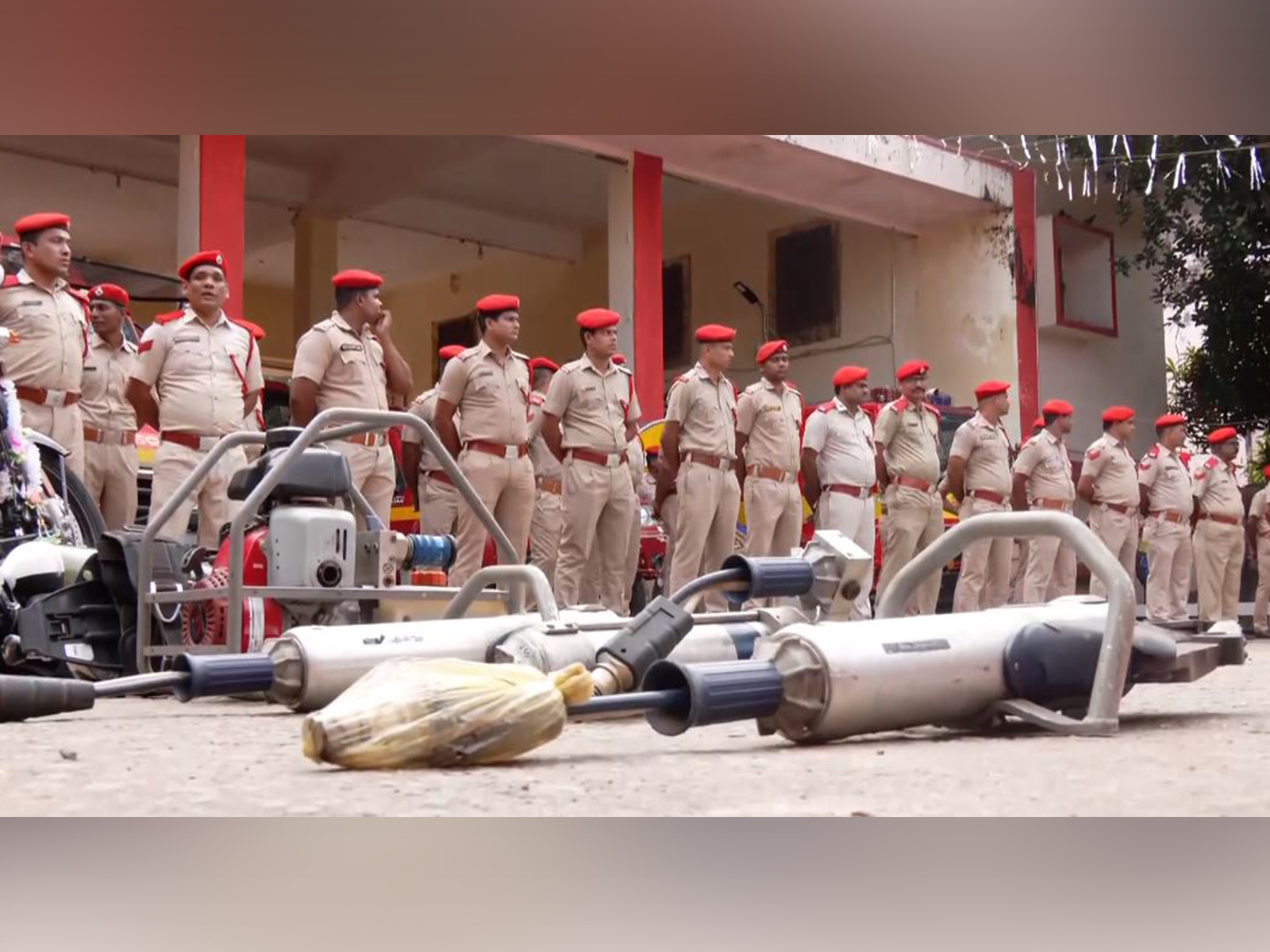 Odisha Police deploy temporary fire stations and patrol teams on Diwali. (Photo/ANI) Odisha Police deploy temporary fire stations and patrol teams on Diwali. (Photo/ANI)