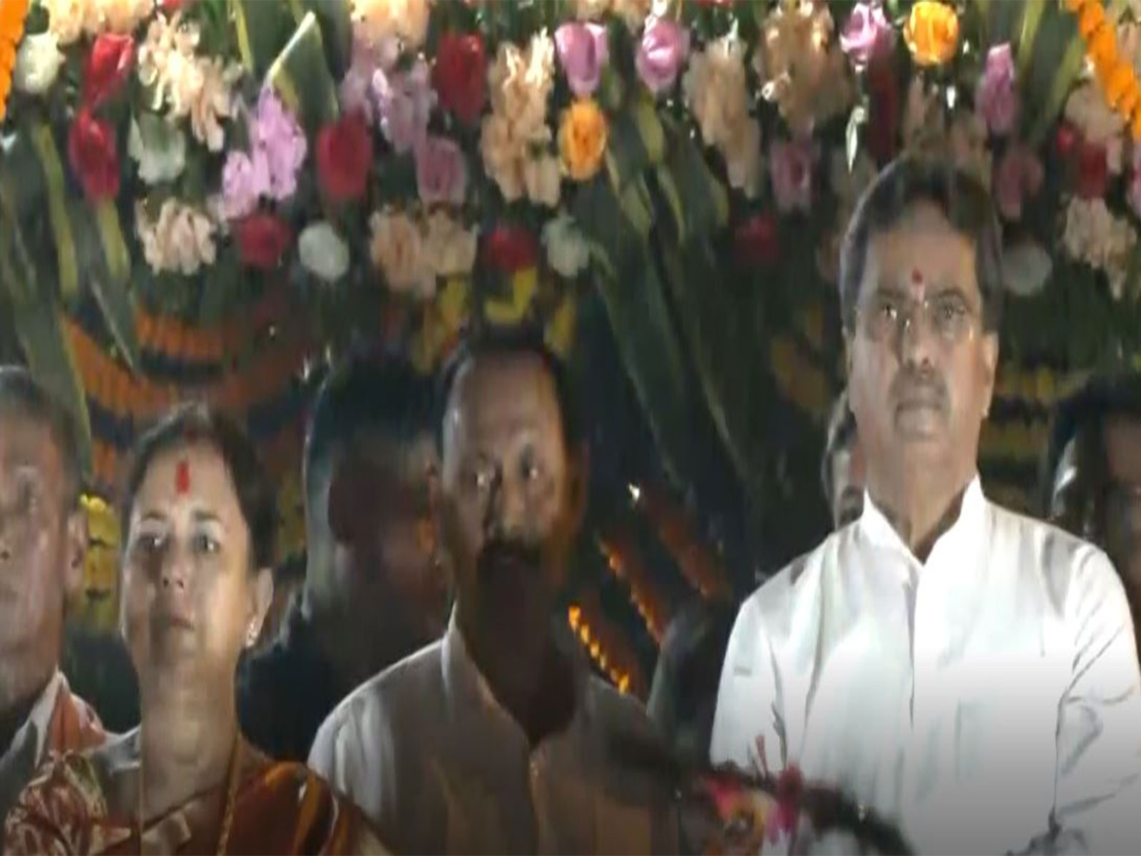 Tripura CM Manik Saha celebrates Diwali in Matabari Temple (Photo/ANI) Tripura CM Manik Saha celebrates Diwali in Matabari Temple (Photo/ANI)