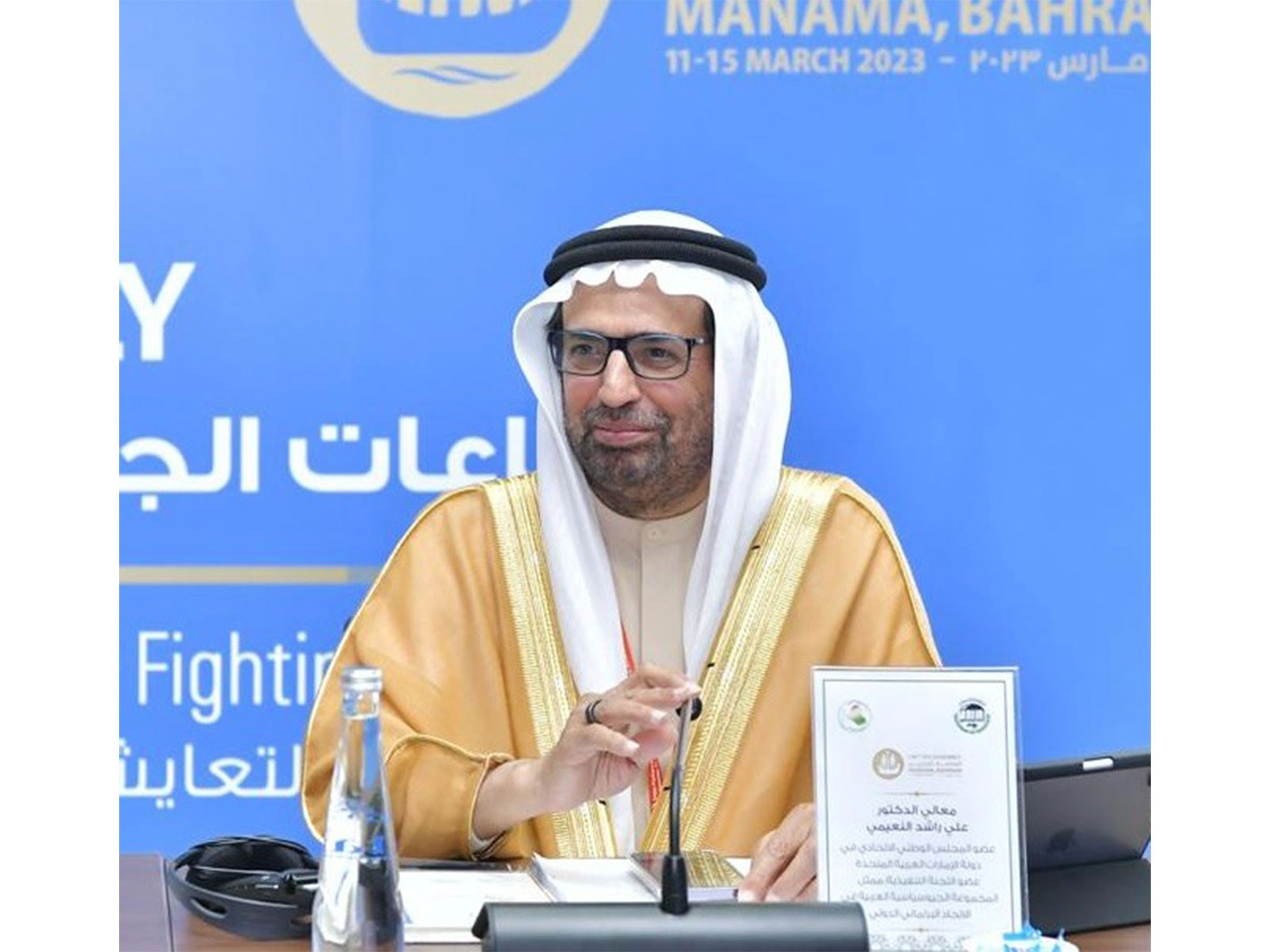 Ali Rashid Al Nuaimi, UAE Federal National Council and Chairman of the Defense Affairs (Photo/Dr. Ali Rashid Al Nuami's official website) Ali Rashid Al Nuaimi, UAE Federal National Council and Chairman of the Defense Affairs (Photo/Dr. Ali Rashid Al Nuami's official website)