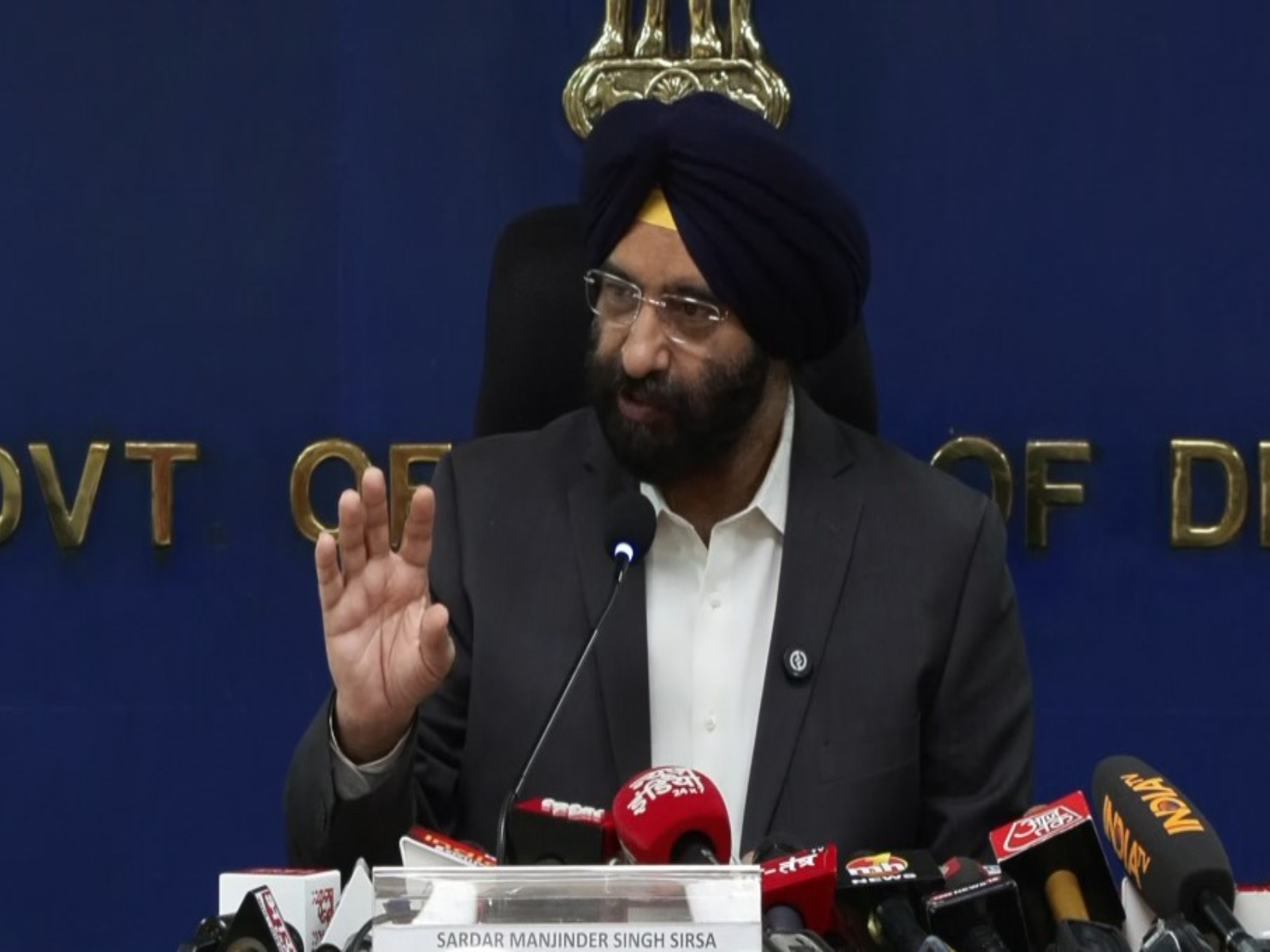 Delhi Environment Minister Manjinder Singh Sirsa (Photo/ANI) Delhi Environment Minister Manjinder Singh Sirsa (Photo/ANI)